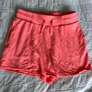 All in Motion Coral Girls Athletic Shorts L